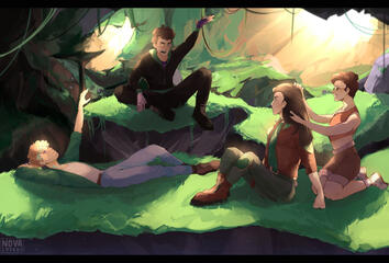 4 Character Commission for @thanksmegs (Twitter)